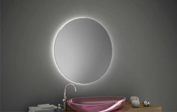 Lustro okragłe EASY 07 z oświetleniem LED