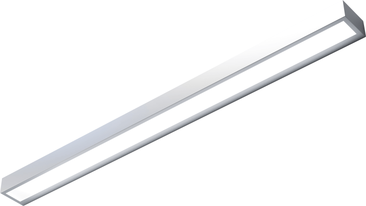 Kinkiet ścienny ASTRA 1000 w kolorze aluminium