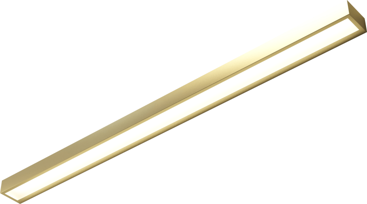 Kinkiet ścienny ASTRA 1200 w kolorze złotym