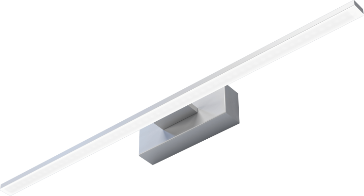 Kinkiet ścienny MODENA 600 w kolorze aluminium