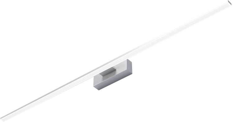 Kinkiet ścienny MODENA 1000 w kolorze aluminium