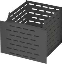 Dodatek do schowka WC - koszyk w kolorze antracytowym