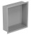 Szara półka wnękowa FLAT 300/10 - do zabudowy