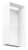 Biała półka wnękowa FLAT 600/10 z oświetleniem LED i półką