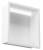 Biała półka wnękowa FLAT 300/10 LED z oświetleniem LED - do zabudowy