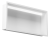 Biała półka wnękowa FLAT 600/10 z oświetleniem LED - do zabudowy