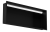 Czarna półka wnękowa FLAT 900/10 z oświetleniem LED - do zabudowy