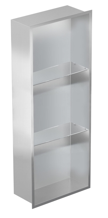 Stalowa półka wnękowa FLAT 900/10 z półkami