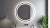 Lustro okrągłe ONYX PLUS z oświetleniem LED w szarej łazience