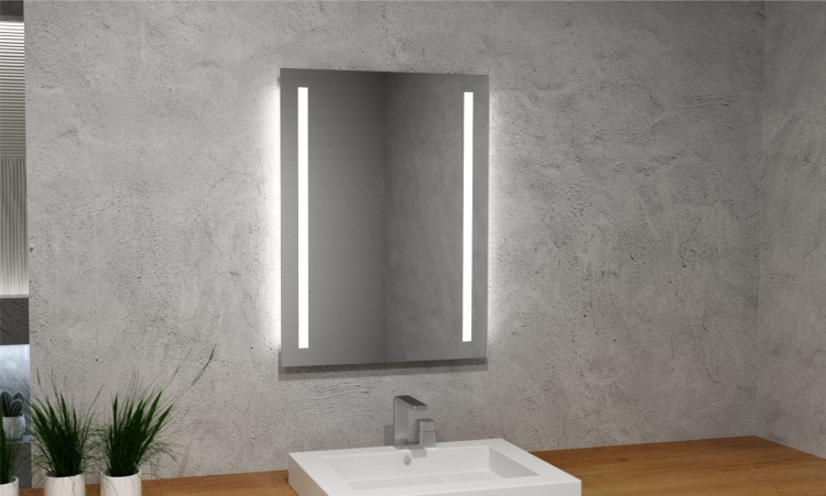 Lustro prostokątne DANA z oświetleniem LED w łazience