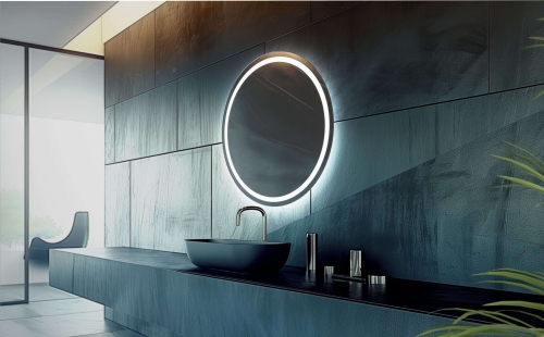 Lustro okrągłe ONYX PLUS z oświetleniem LED w łazience