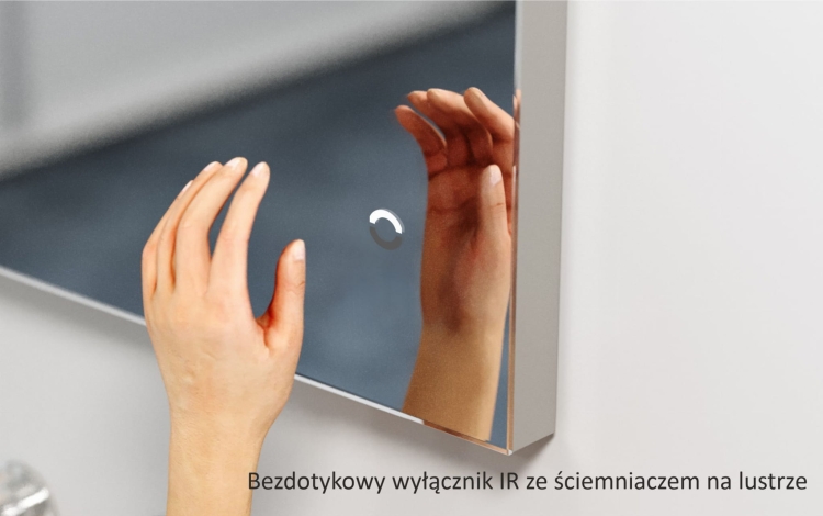 Dodatek: bezdotykowy wyłącznik IR ze ściemniaczem na lustrze
