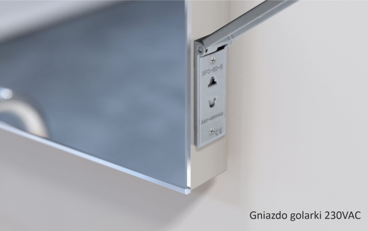 Dodatek: gniazdo golarki 230V AC