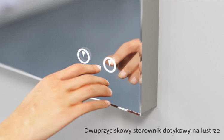 Dodatek: dwuprzyciskowy sterownik dotykowy na lustrze