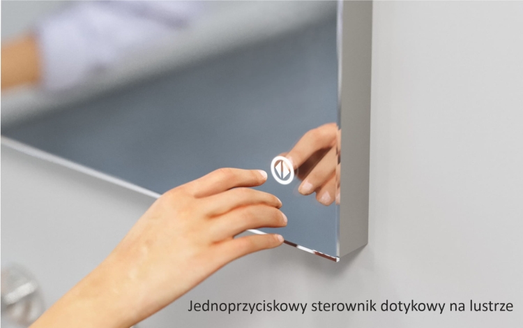 Dodatek: Jednoprzyciskowy sterownik dotykowy na lustrze