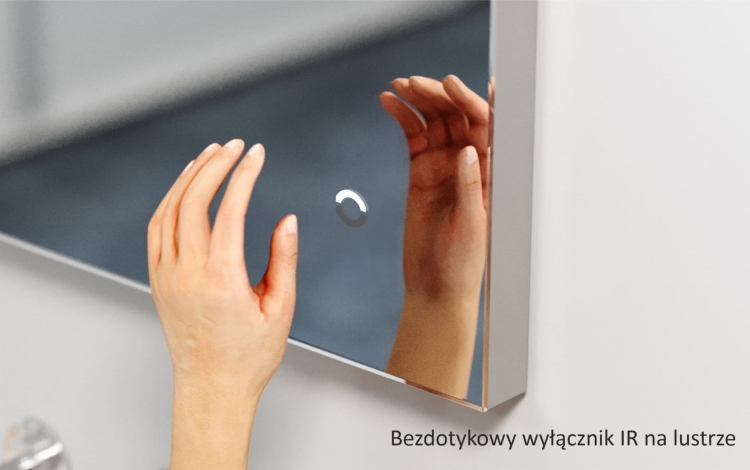 Dodatek: bezdotykowy kontroler IR na lustrze  do zmiany barwy światła