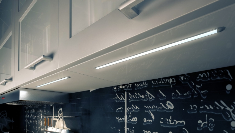 Profil aluminiowy LED CLPw7 nad blatem