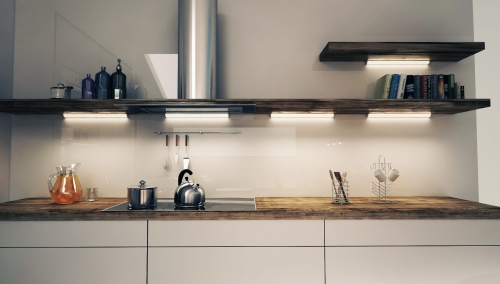 Profil aluminiowy LED CLPU18 nad blatem