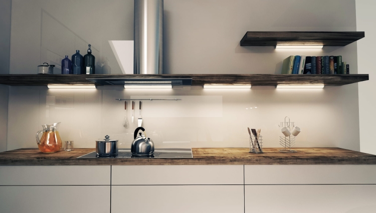 Profil aluminiowy LED CLPU18 nad blatem