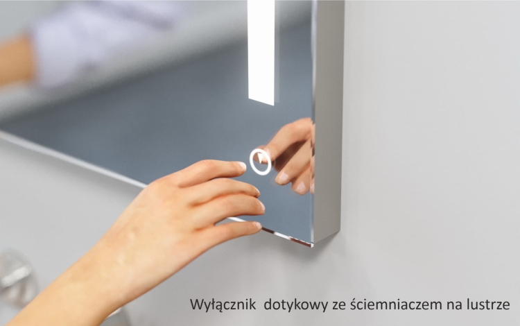Dodatek: wyłącznik dotykowy ze ściemniaczem na lustrze