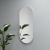 Lustro owalne LISA w aluminiowej ramie
