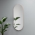 Lustro owalne LISA w ramie taupe