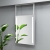Lustro prostokątne wiszące INVERTO z oświetleniem LED w aluminiowej ramie