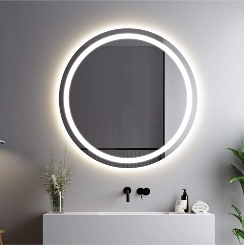 Lustro okrągłe ONYX PLUS z oświetleniem LED