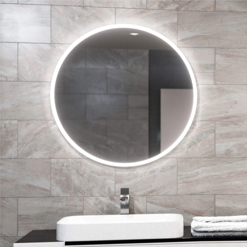 Lustro okrągłe MILANO z oświetleniem LED