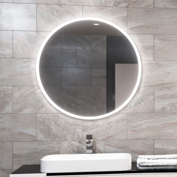 Lustro okrągłe MILANO z oświetleniem LED