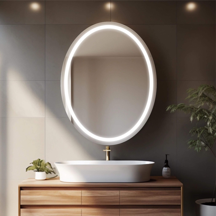 Lustro owalne ELIPSO R z oświetleniem LED