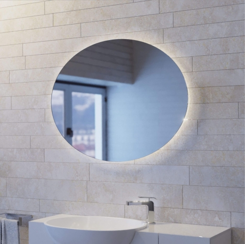 Lustro owalne EASY 08 z oświetleniem LED