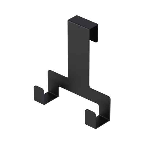 Podwójny wieszak na ręcznik do kabiny prysznicowej zawieszany na szybę - BWK2