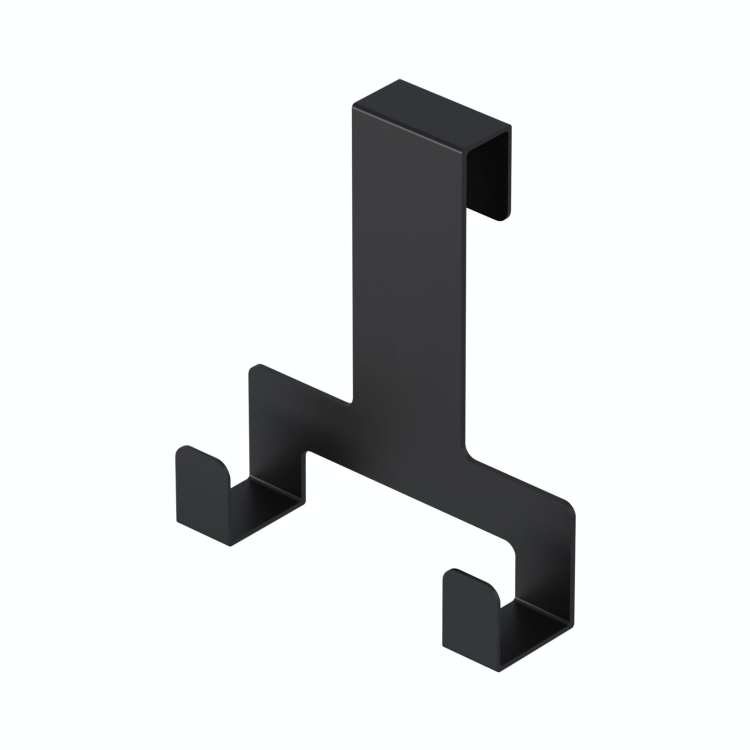 Podwójny wieszak na ręcznik do kabiny prysznicowej zawieszany na szybę - BWK2