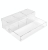 Organizer z przezroczystej plexi na toaletke - PD250/200/80P3