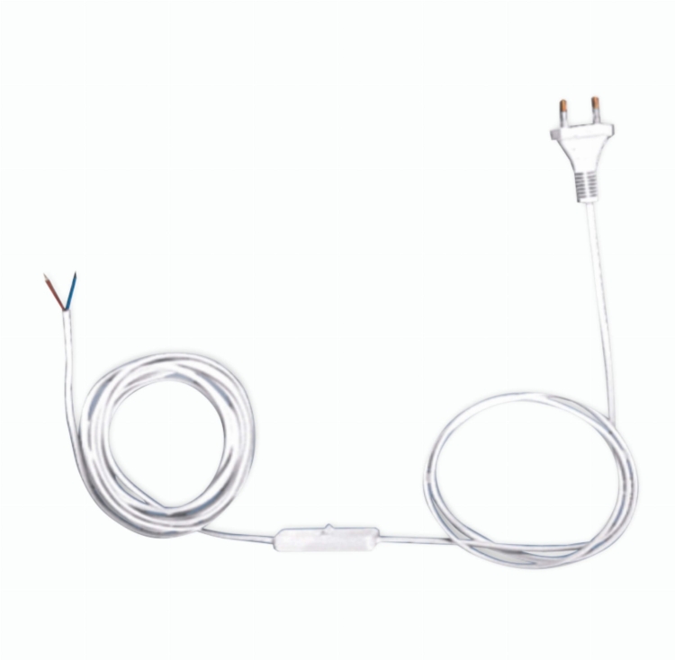 Kabel sieciowy z wyłącznikiem przelotowym