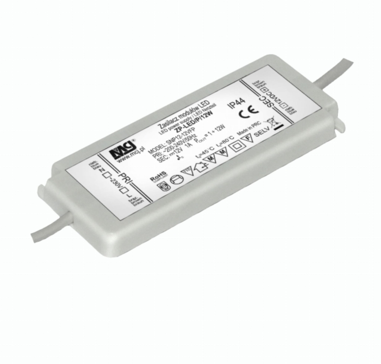 Zasilacz modułów LED - ZP-LED 12W IP44