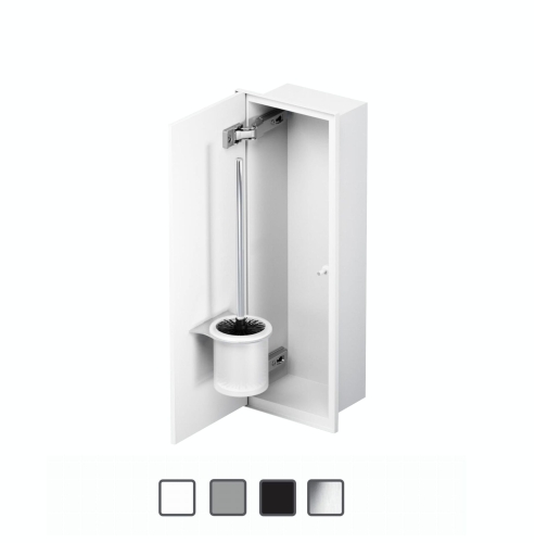 Schowek WC ZERO 450 na szczotkę - do zabudowy płytkami