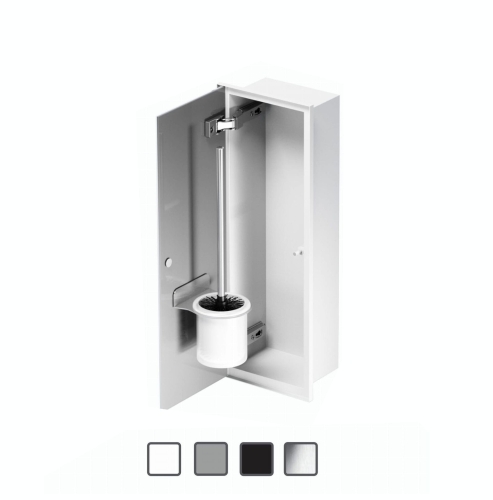 Schowek WC ZERO 450 na szczotkę - do zabudowy