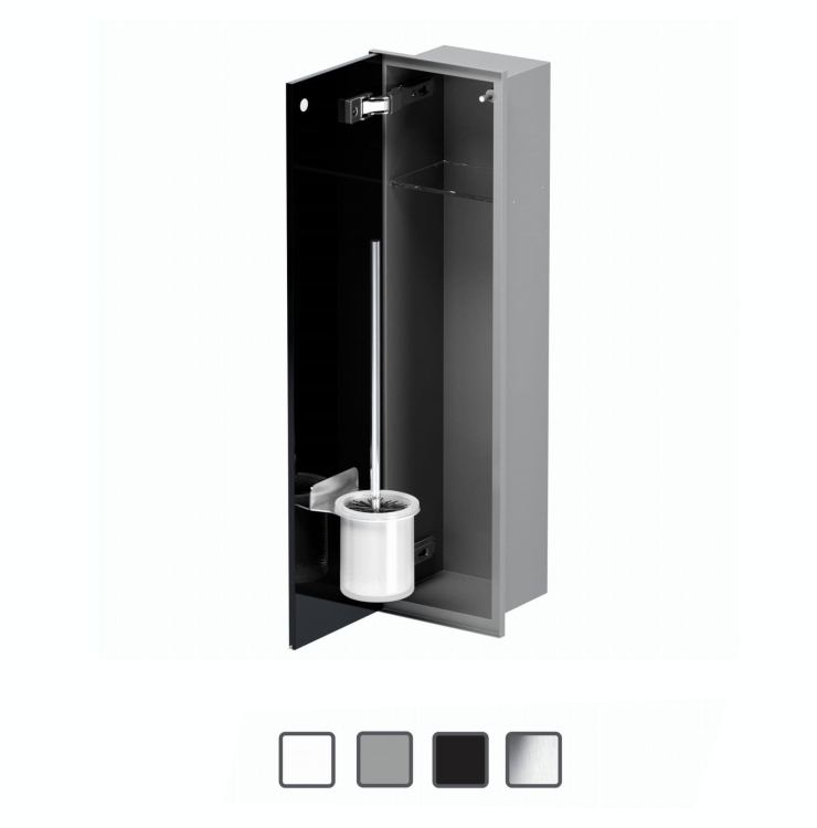Schowek WC ZERO 600 na szczotkę i papier - do zabudowy