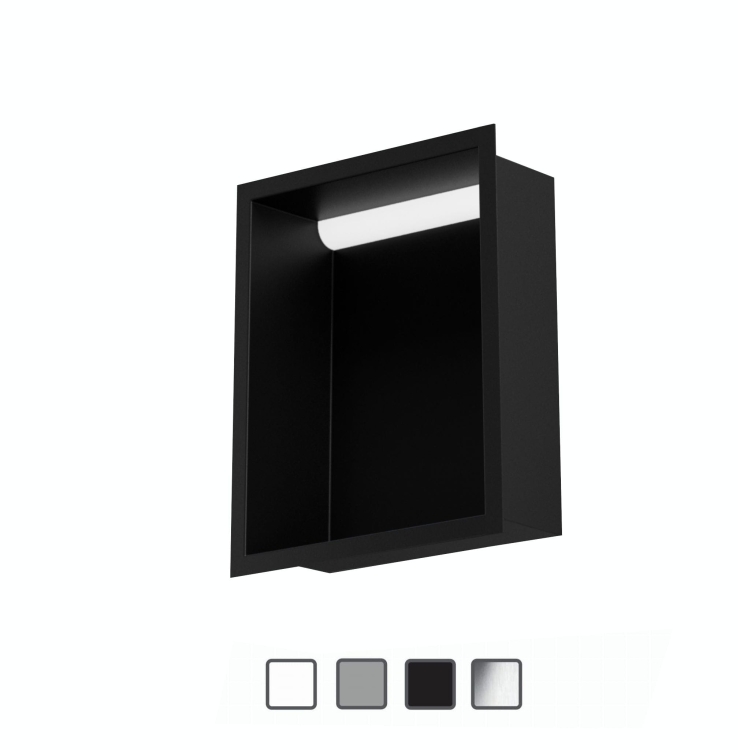 Półka wnękowa FLAT 200/10 LED z oświetleniem LED - do zabudowy