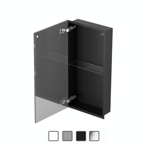 Szafka wnękowa FLAT PWD 600/10 ze szklanymi drzwiami