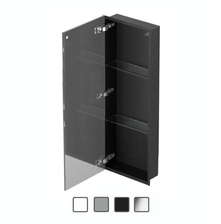 Szafka wnękowa FLAT PWD 900/10 ze szklanymi drzwiami