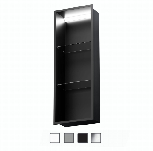 Półka wnękowa BEND 900/10 z oświetleniem LED i półkami