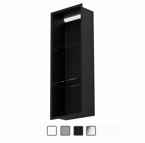 Półka wnękowa FLAT 900/10 z oświetleniem LED i półką