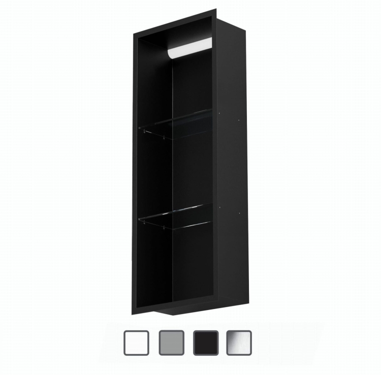 Półka wnękowa FLAT 900/10 z oświetleniem LED i półką