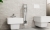 Schowek WC na szczotkę i papier toaletowy BIAŁY WNĘKOWY ZERO 800 OUTLET