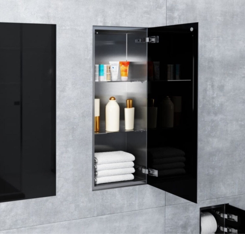 Szafka wnękowa ZERO PWD 3060 ze szklanymi drzwiami