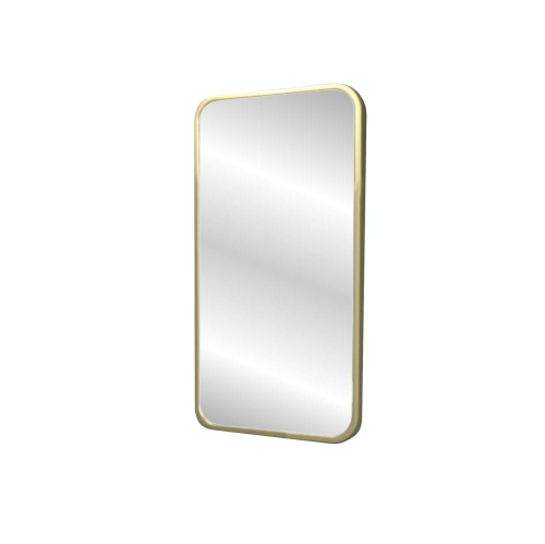 Lustro Bonita w złotej ramie