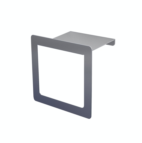 Stalowy uchwyt na ręcznik z półką łazienkowy mały BURK22